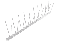 IDPP2 Polycarbonat og rustfri pigge, beskyttelses bredde 100 mm. Prisen er pr. 1 meter